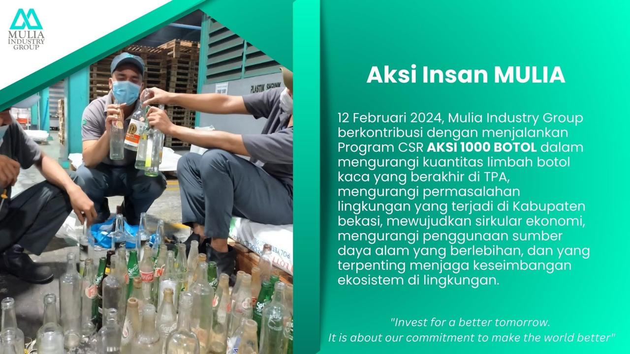 Aksi Insan MULIA: Aksi 1000 Botol